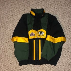 Vintage 90’s reversible Green Bay Packers Jacket